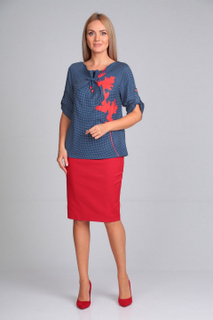 Блуза Gamma Gracia 203 синий - фото 1