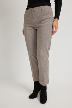 Брюки Mirolia 951 коричневая_ёлочка - фото 5