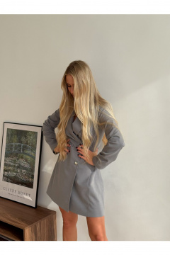 Платье THE.WOMAN 0372 серый - фото 5