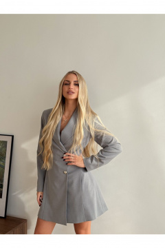 Платье THE.WOMAN 0372 серый - фото 1