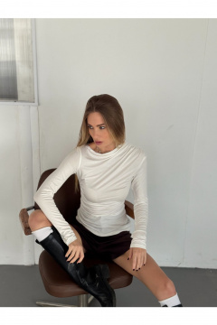 Блуза THE.WOMAN 0373 белый - фото 1