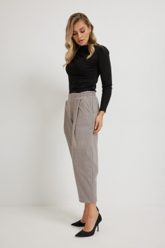 Брюки Mirolia 1275 коричневая_ёлочка - фото 5
