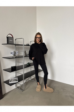 Леггинсы THE.WOMAN 0365 черный - фото 1