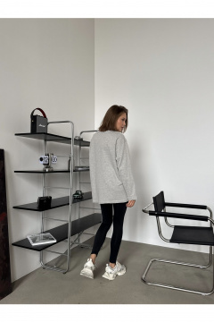 Джемпер THE.WOMAN 0370 серый - фото 5