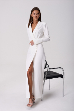 Платье Lady Line 1325 белый - фото 4