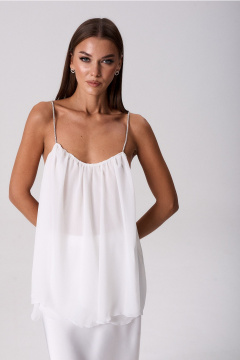 Блуза, юбка Lady Line 1725 белый - фото 4