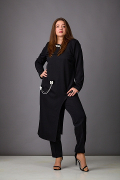 Блуза, брюки Rosheli 1163 черный - фото 2