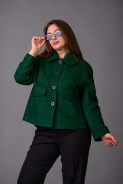 Жакет Rosheli 1165 темно-зеленый - фото 3
