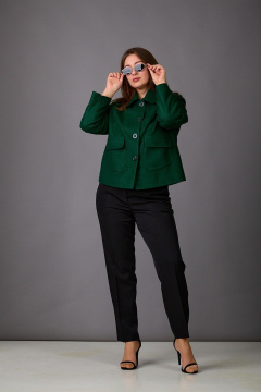 Жакет Rosheli 1165 темно-зеленый - фото 2