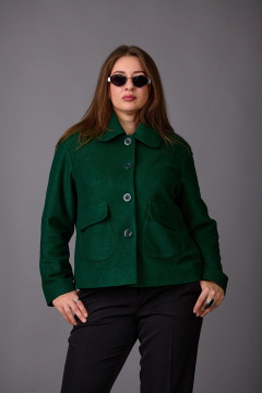 Жакет Rosheli 1165 темно-зеленый - фото 1