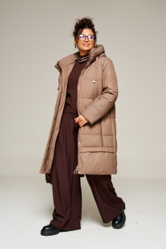 Пальто Beautiful&Free 8022 какао - фото 1