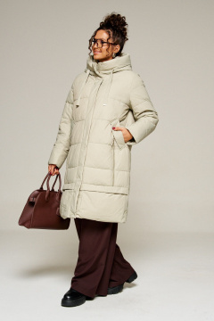 Пальто Beautiful&Free 8022 фисташковый - фото 3