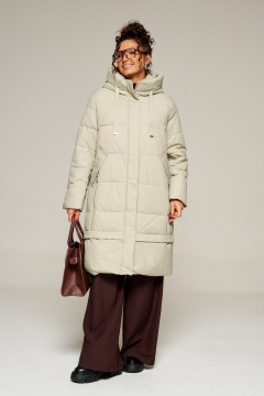 Пальто Beautiful&Free 8022 фисташковый - фото 2