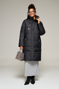 Пальто Beautiful&Free 8022 черный - фото 4