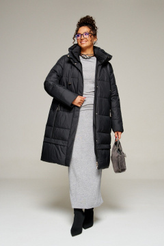 Пальто Beautiful&Free 8022 черный - фото 5