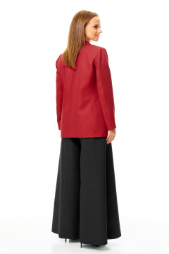 Блуза, брюки, жакет T&N 7696 бордо-черный - фото 5