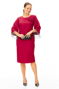 Платье T&N 7705 рубин - фото 3