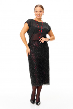 Юбка T&N 7706Ю черный - фото 1