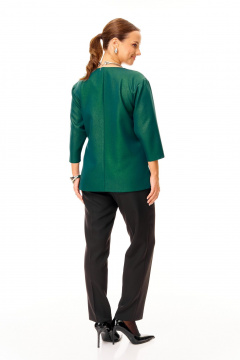 Брюки, туника T&N 7707 изумруд-черный - фото 5
