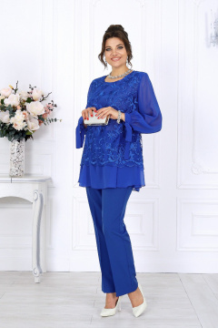 Блуза, брюки Ninele 6080 василек - фото 5