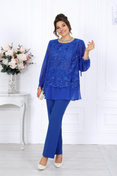 Блуза, брюки Ninele 6080 василек - фото 1
