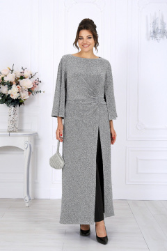 Брюки, туника Ninele 6084 серебро - фото 5