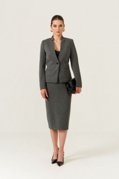 Жакет Панда 102530 серый - фото 2