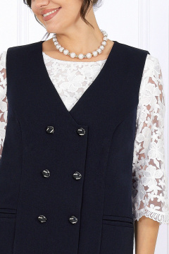 Сарафан Ninele 7443 синий - фото 5