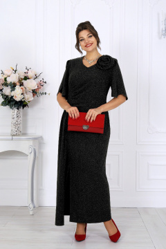 Платье Ninele 7509 черный - фото 5