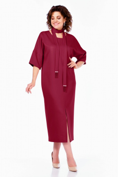 Платье БагираАнТа 1046 бордовый - фото 2