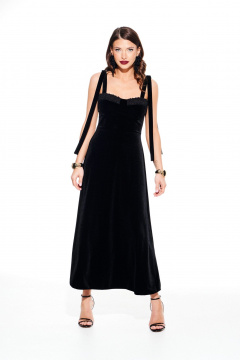 Платье ELLETTO LIFE 1110 черный - фото 4