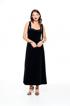 Платье ELLETTO LIFE 1110 черный - фото 1