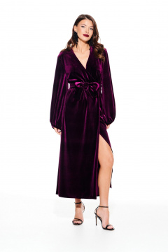 Платье ELLETTO 1116 баклажан - фото 5