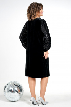 Платье Alani Collection 2475 черный - фото 3