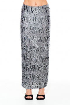 Юбка ELLETTO 2371 серый - фото 2