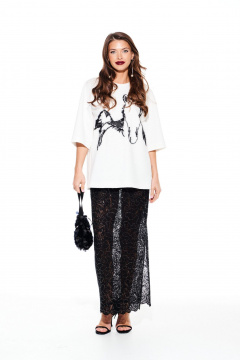 Юбка ELLETTO 2373 черный - фото 1