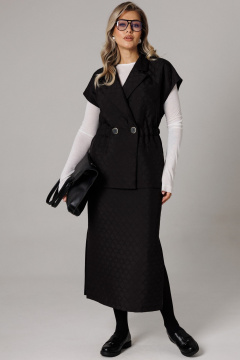 Жилет, юбка Anastasia 1305 черный - фото 4