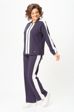 Брюки, джемпер Bonna Image 988 серо-фиолетовый - фото 2