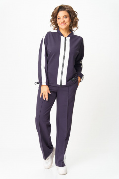 Брюки, джемпер Bonna Image 988 серо-фиолетовый - фото 1