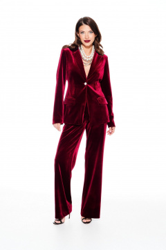 Брюки, жакет ELLETTO 5322 вишня - фото 3