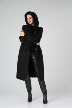 Пальто Диомант 1939 черный - фото 5