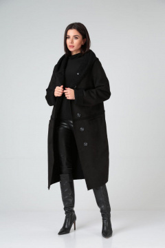 Пальто Диомант 1939 черный - фото 2