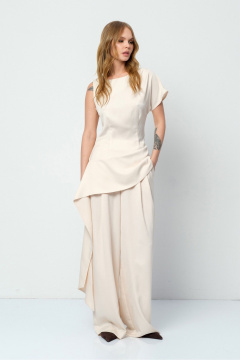 Блуза, брюки PiRS 5816 бежевый - фото 1