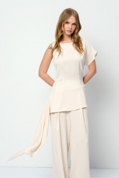 Блуза, брюки PiRS 5816 бежевый - фото 3