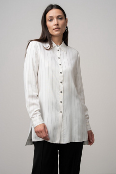 Блуза FASHION CENTRE В-4102 белый_в_полоску - фото 1