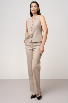 Жилет FASHION CENTRE Шр-4115 песочный - фото 3