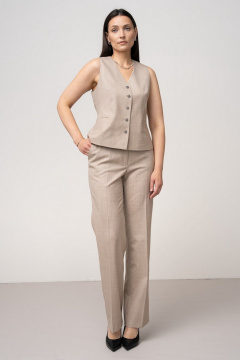 Брюки FASHION CENTRE Шр-4116 песочный - фото 3