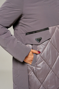 Пальто Beautiful&Free 8023 дымчато-лиловый - фото 4