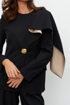 Брюки, жакет KaVaRi 8053 черный - фото 5