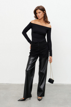 Джемпер KaVaRi 7007 черный - фото 4